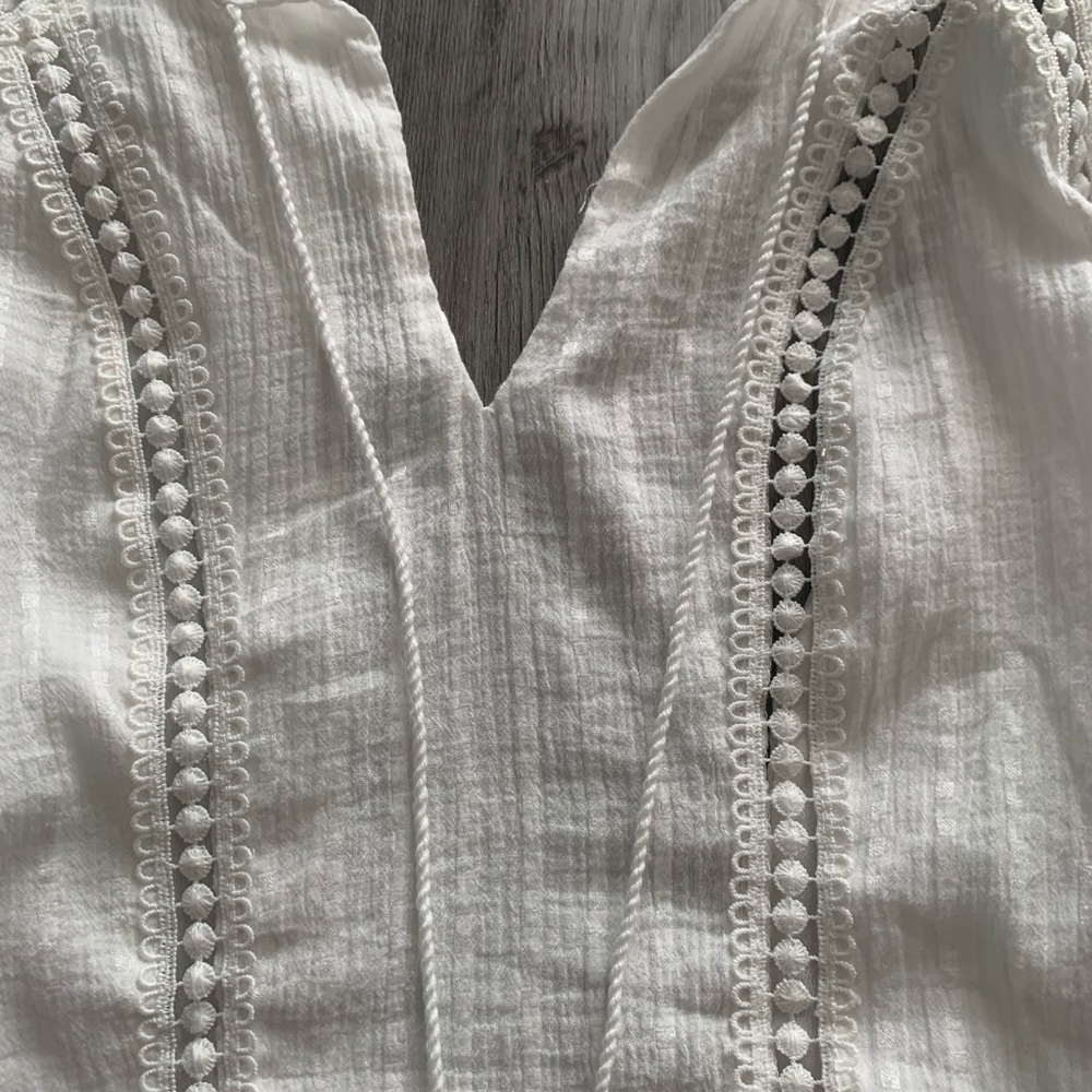 LUNA Mini white boho dress - Picture 8 of 9